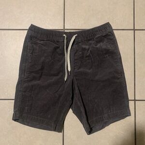 Vuori Men's Small Gray Corduroy Casual Shorts Comfort Activewear